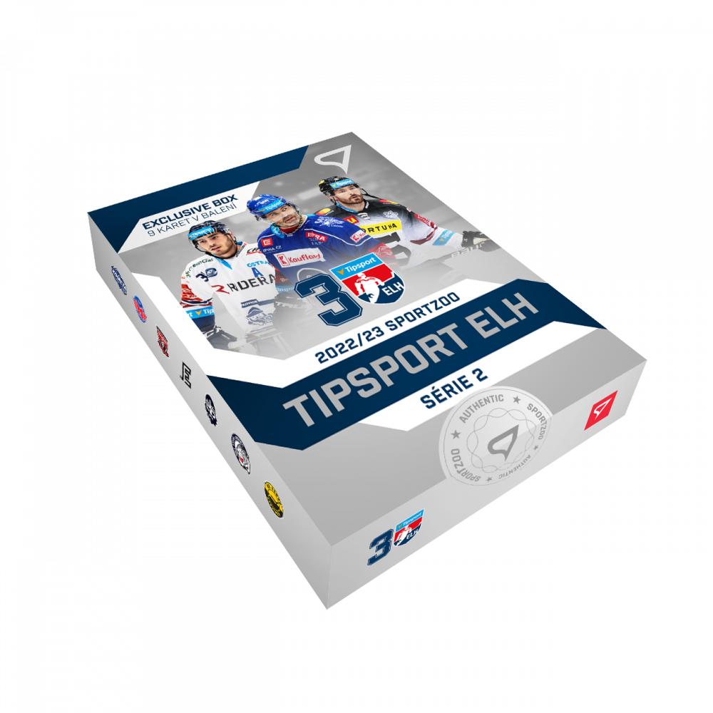 2022-23 SZ Tipsport ELH Series 2 Hockey Exclusive 8-Box CASE